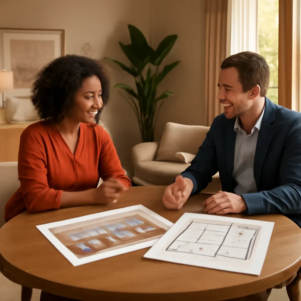 Consultation setting for choosing between options related to 3D Rendering vs 2D Floor Plans
