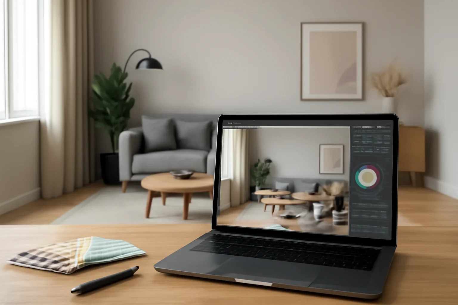 Editorial image for article best software for 3d interior visualization in a modern interior or digital design context