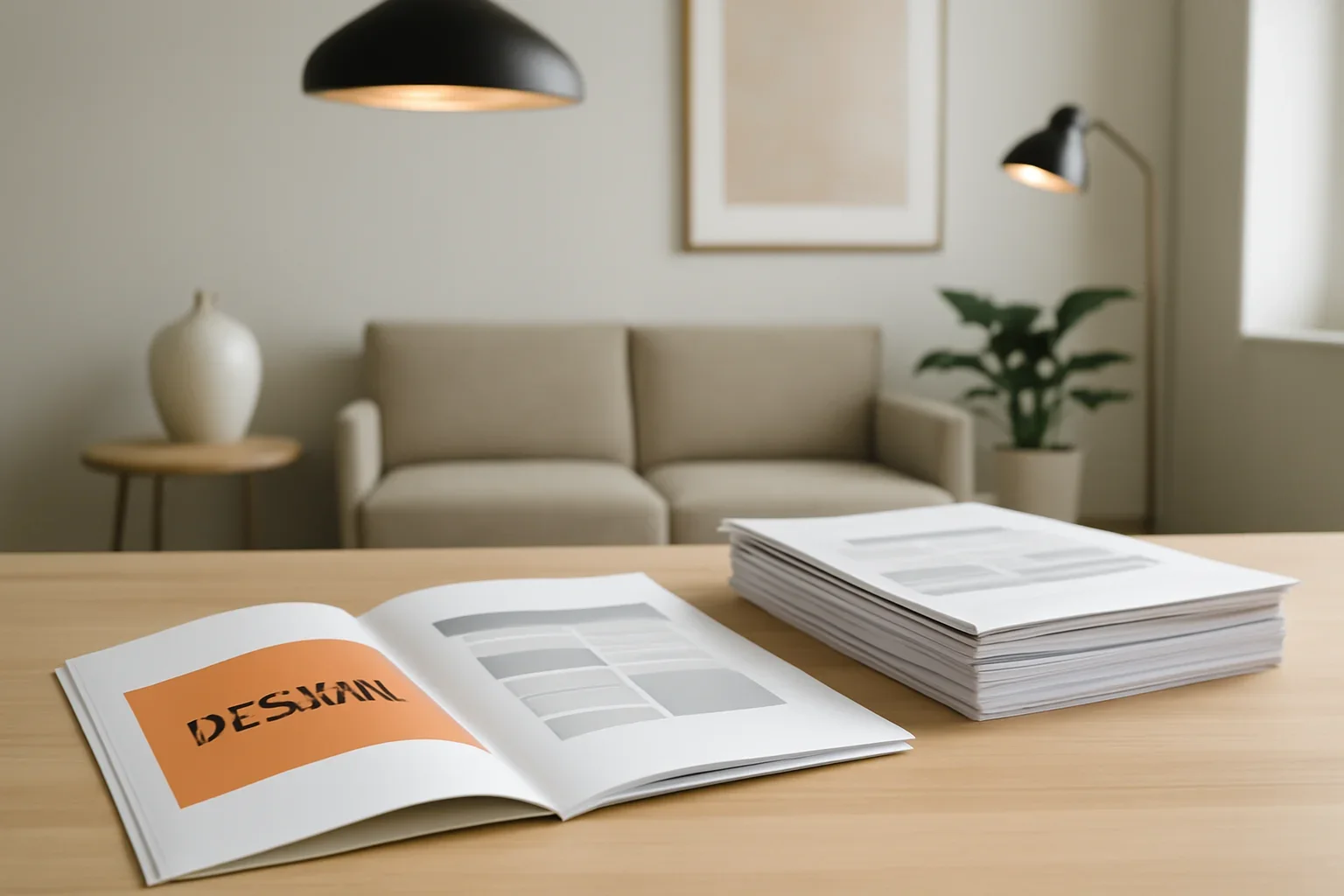 Support guide image for design packages with organized design documents
