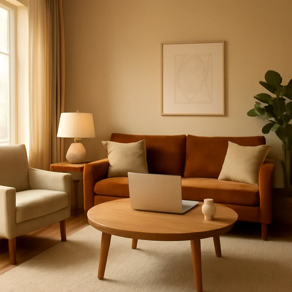 Warm virtual consultation setting for a project in Edmonton, AB