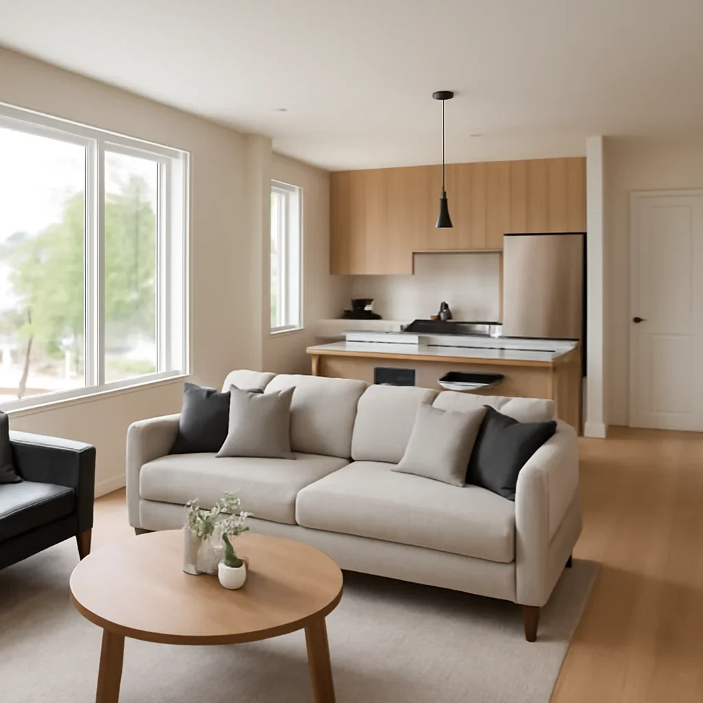 Interior scene suited to the types of spaces commonly designed in Edmonton, AB
