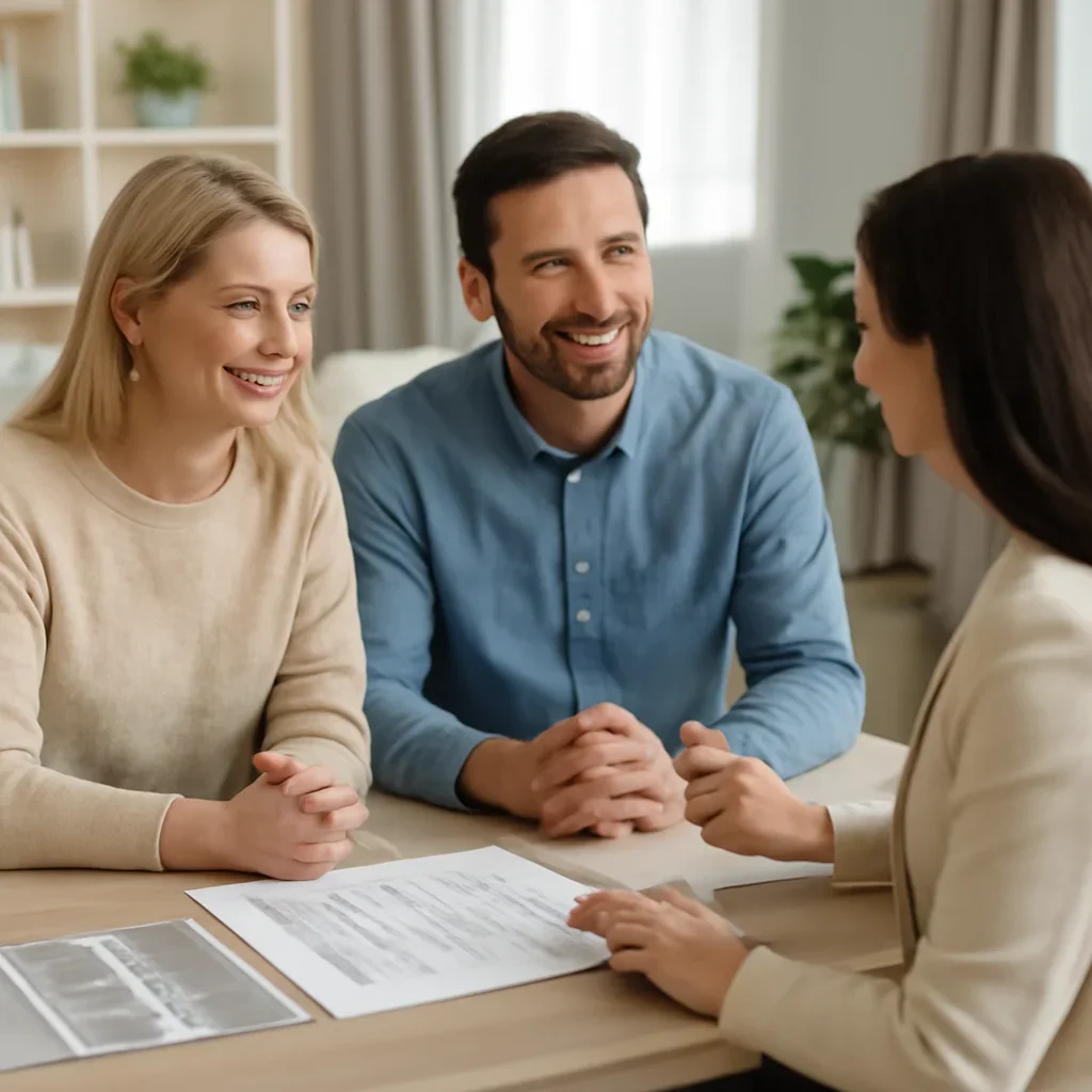 Helpful workflow image illustrating support for homeowners in a design project