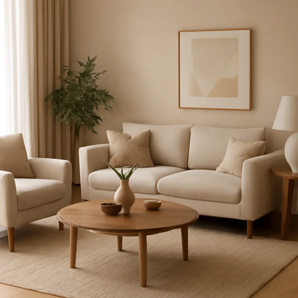 Warm consultation setting for a Furniture Brand Visualization project
