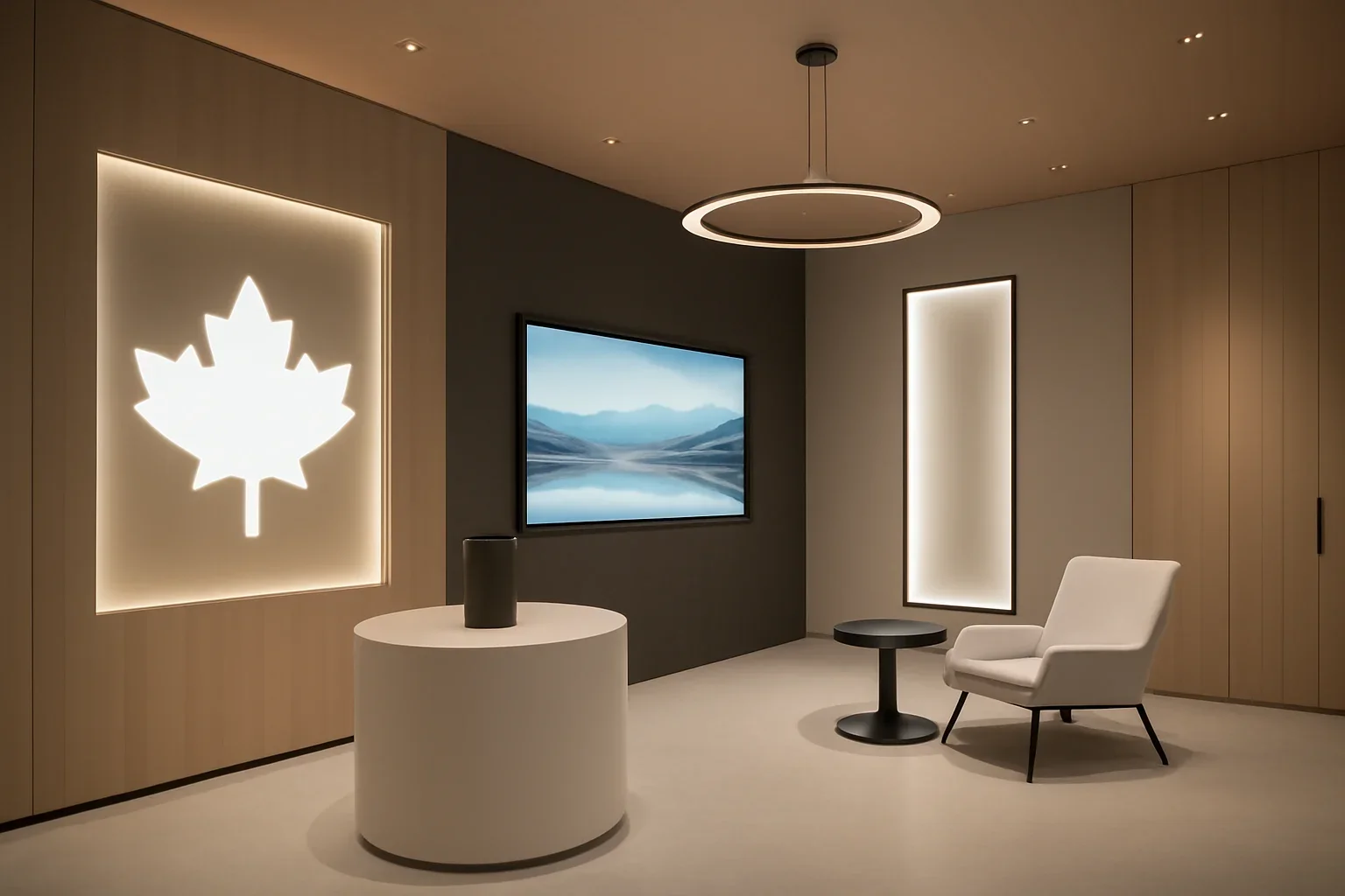 Immersive Brand Experiences interior concept for a Canadian project