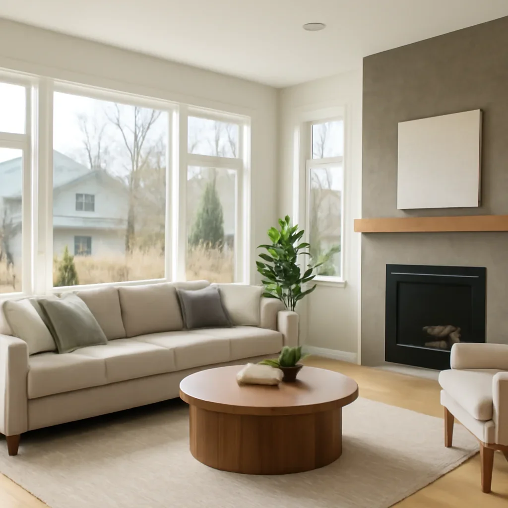 Interior scene suited to the types of spaces commonly designed in Langley, BC