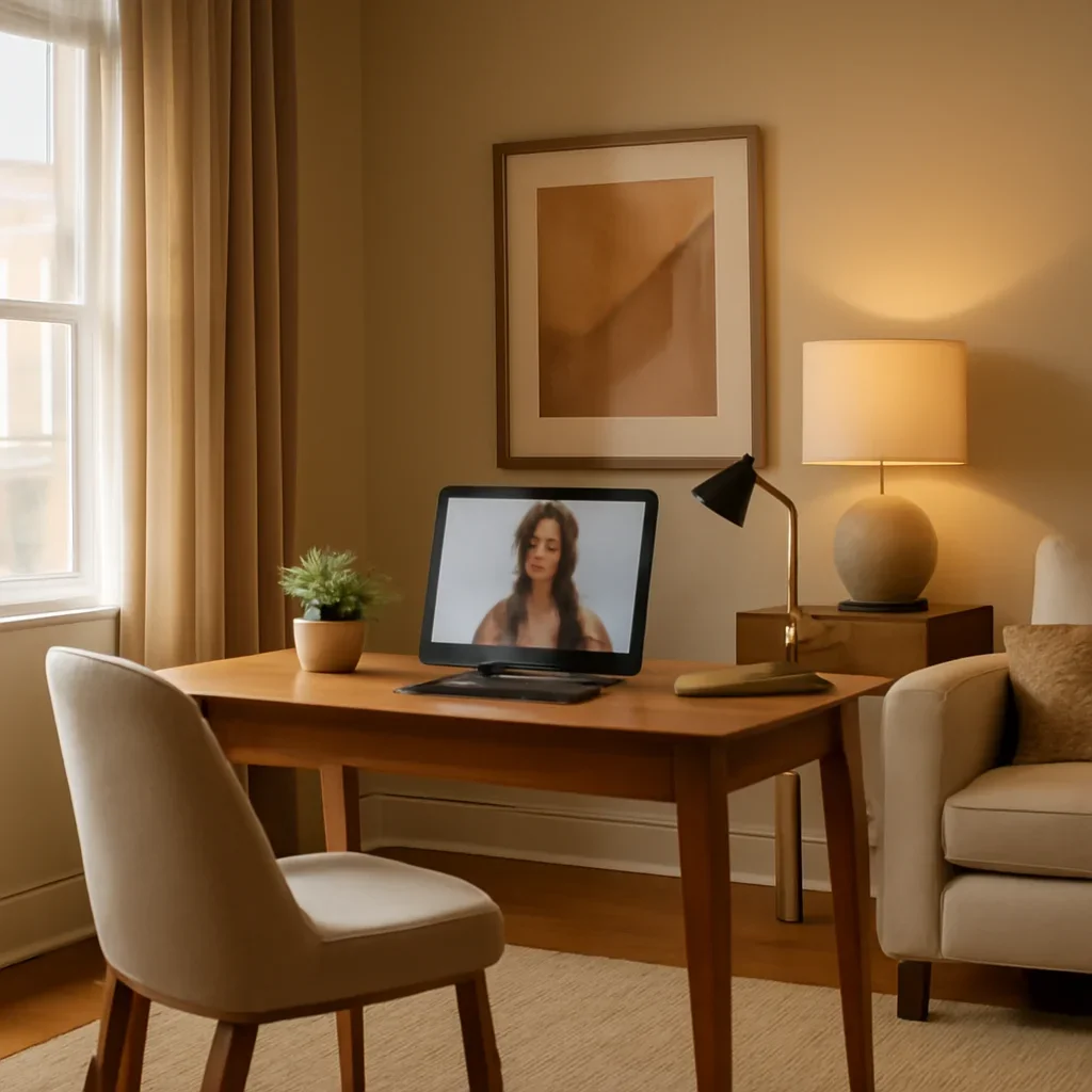 Warm virtual consultation setting for a project in Mississauga, ON