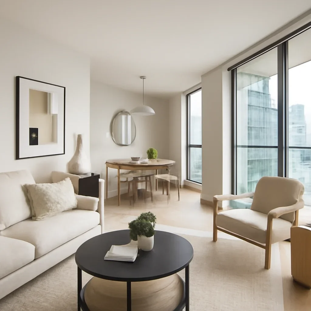 Supporting blog image illustrating online interior design for condos: what to expect with design details and polished composition