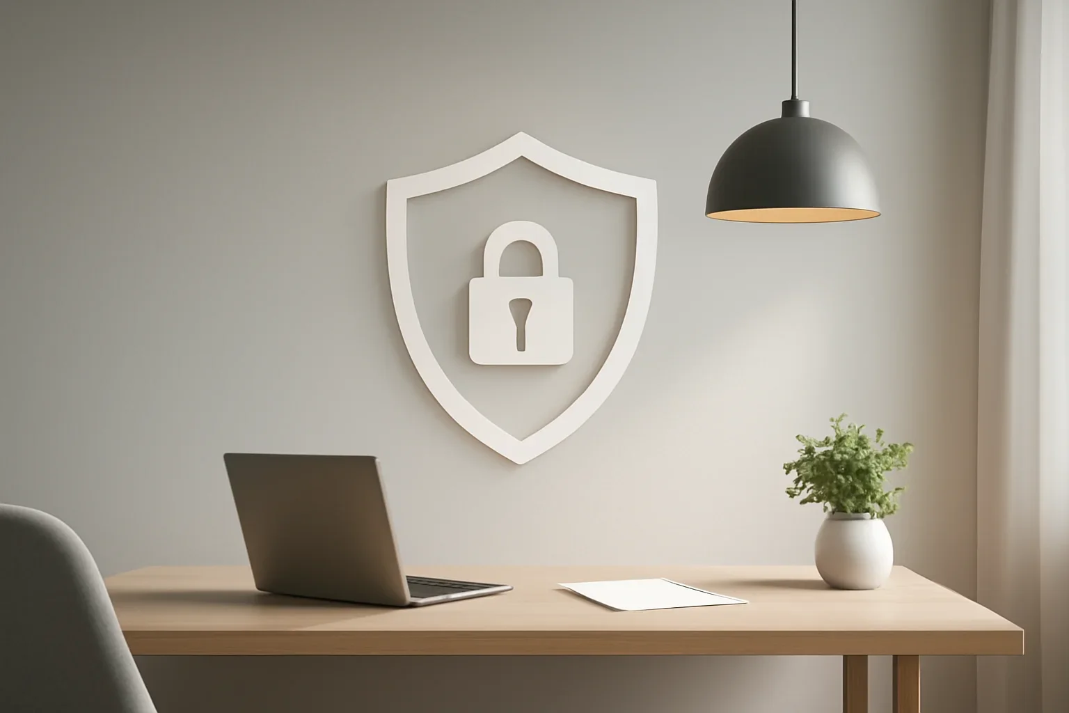 Minimal professional website policy image for privacy policy