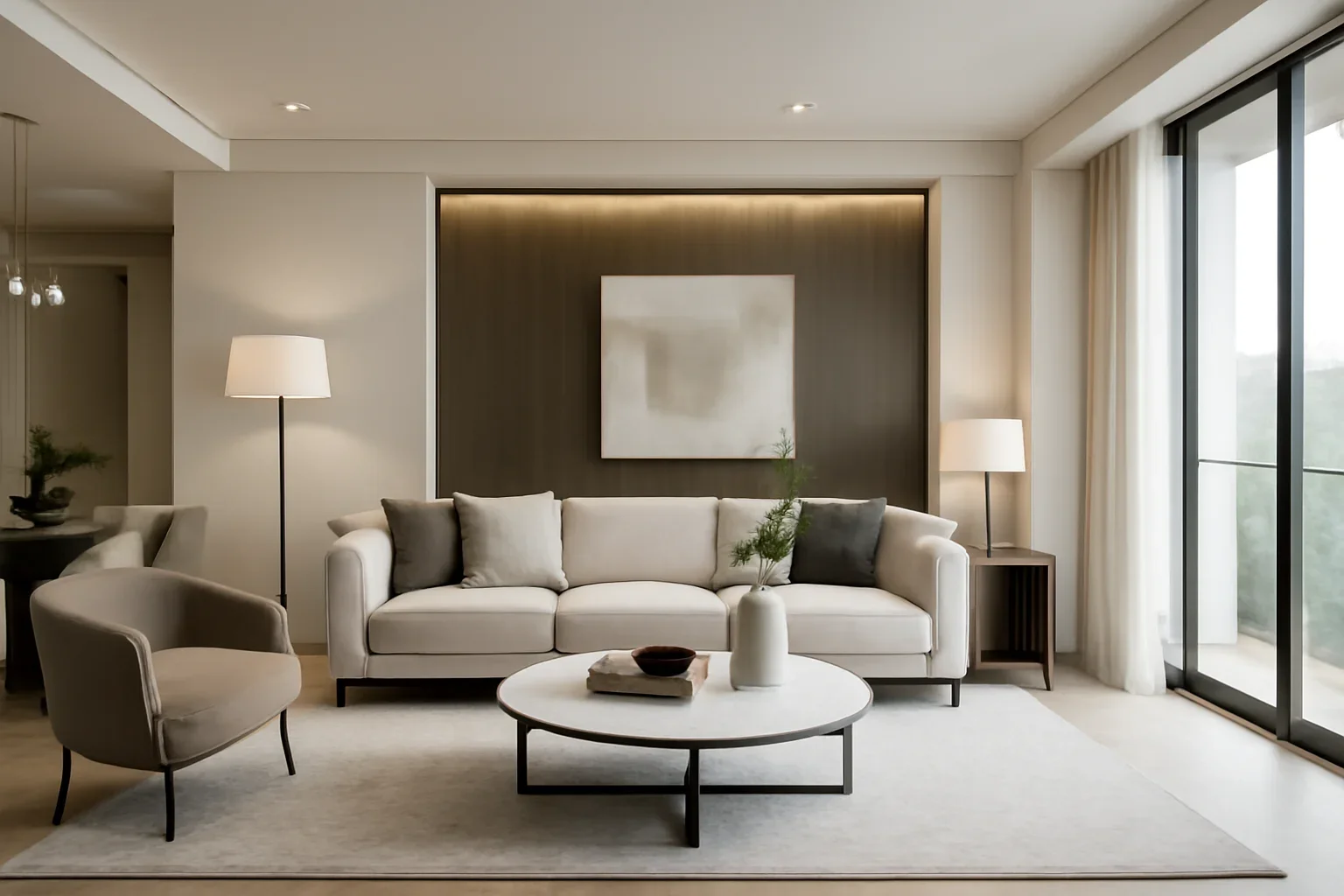 Interior design environment tailored for real estate developers with a polished professional look