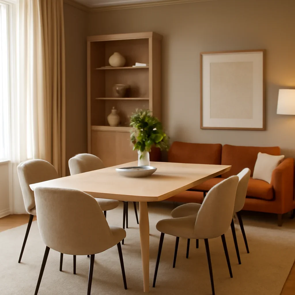 Professional consultation setting for real estate marketing teams interior design planning
