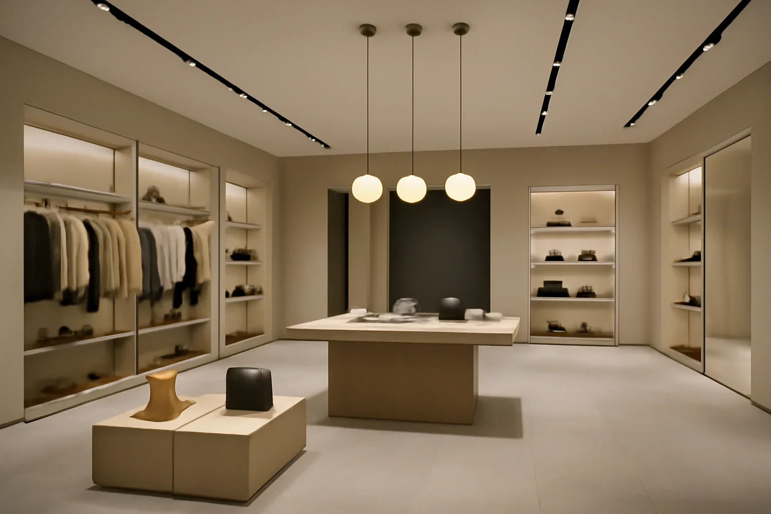 Interior design environment tailored for retail brands with a polished professional look