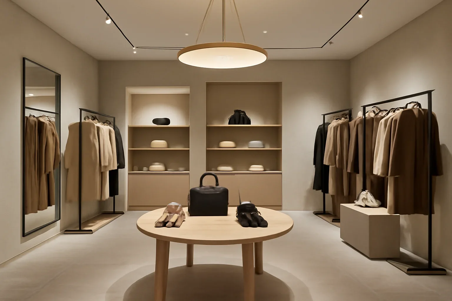 Retail Interior Design concept interior with premium styling and realistic detail