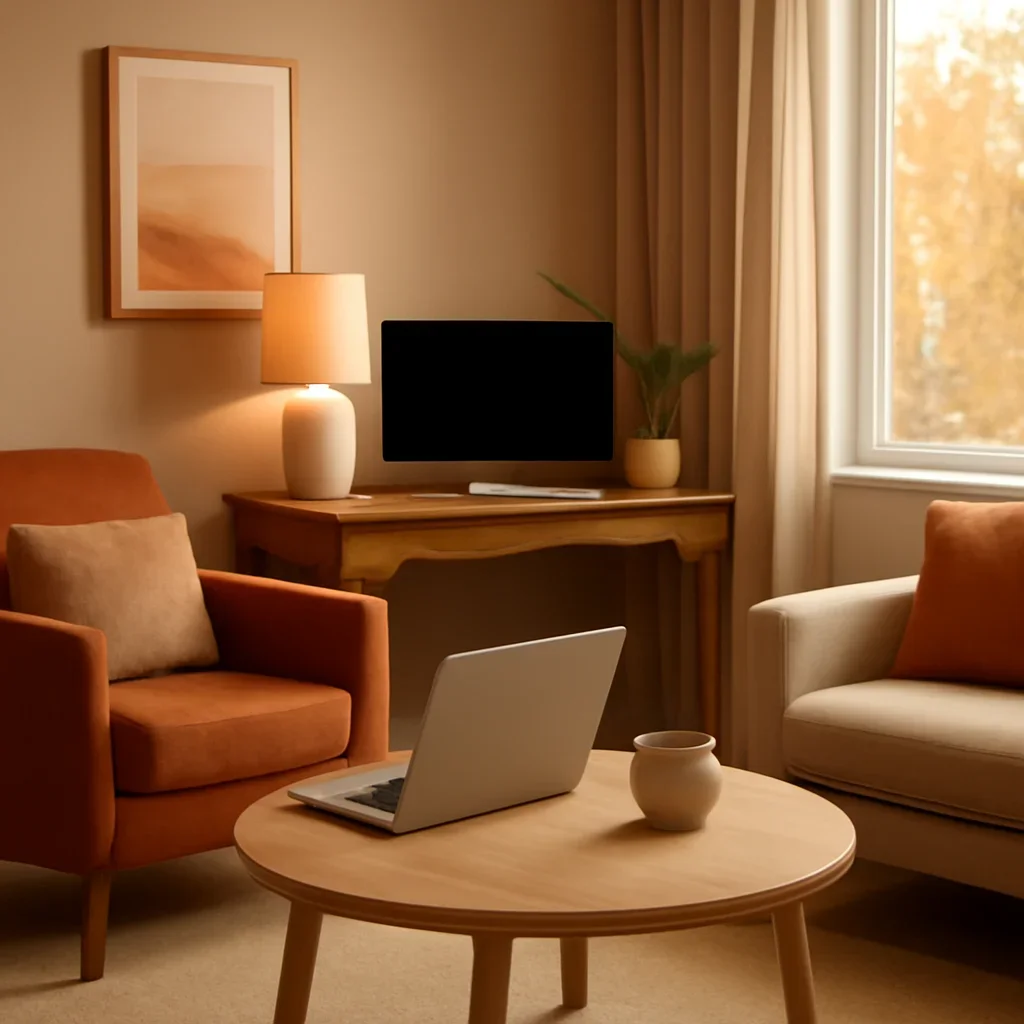Warm virtual consultation setting for a project in Richmond, BC