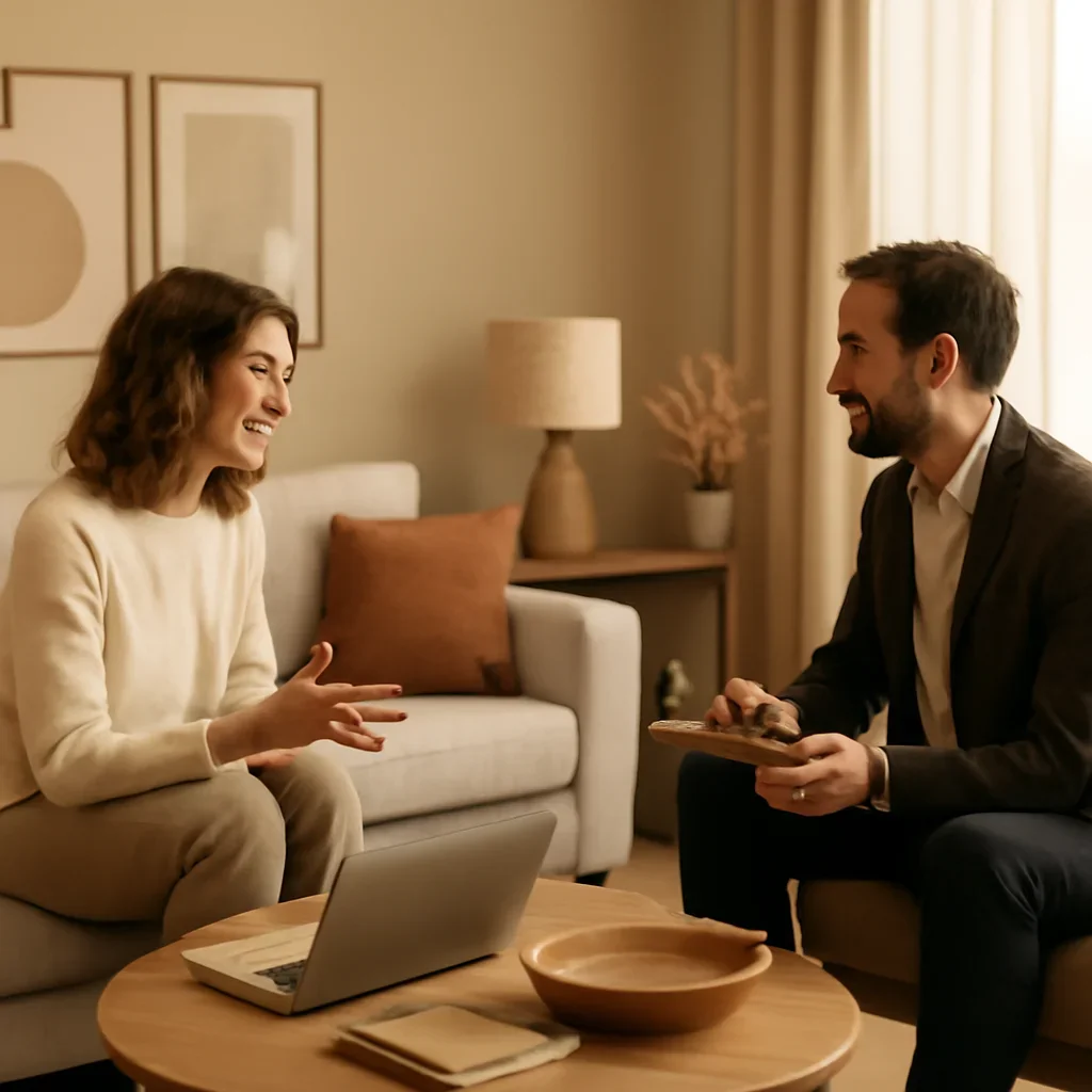 Warm consultation setting for a Short-Term Rental Design project