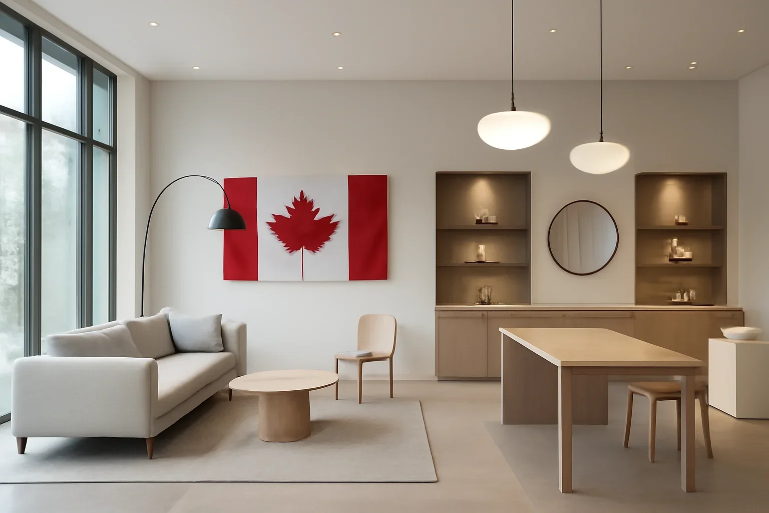 Showroom Design interior concept for a Canadian project
