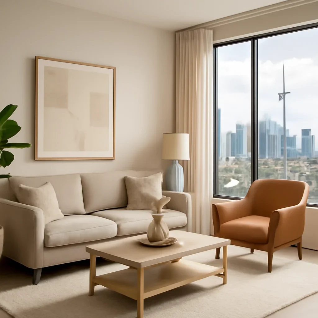 Supporting blog image illustrating top canadian cities for remote interior design projects with design details and polished composition