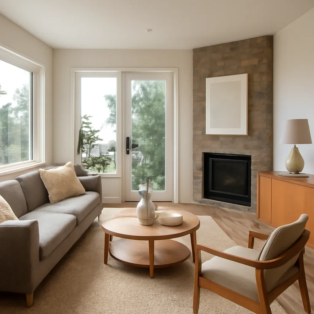 Interior scene suited to the types of spaces commonly designed in Victoria, BC