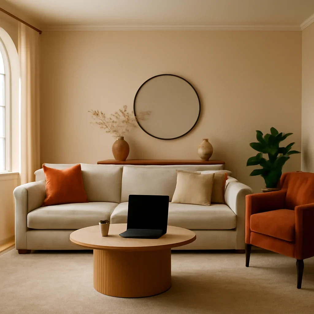Consultation-ready interior setting related to Virtual Event Space Design