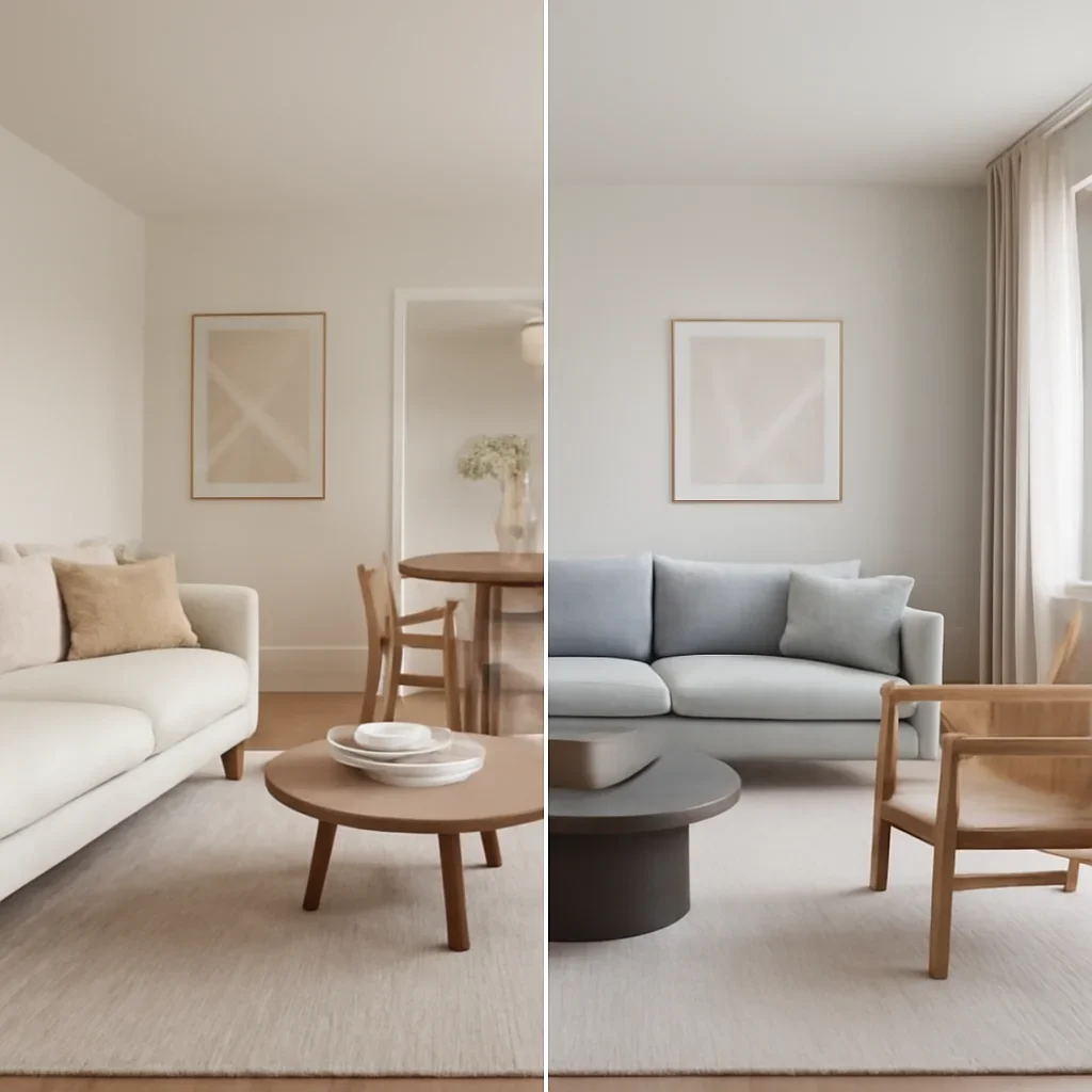 Supporting blog image illustrating virtual staging vs 3d rendering: which one do you need? with design details and polished composition