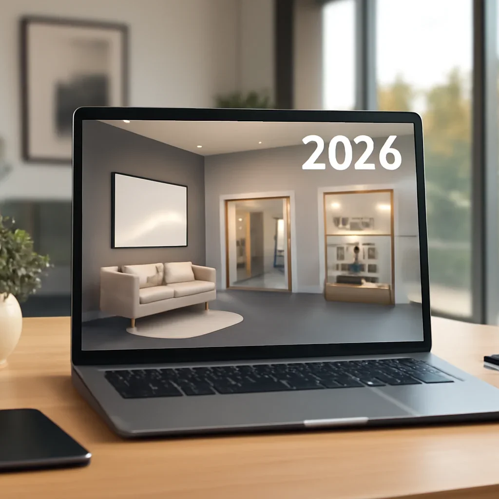 Supporting blog image illustrating what a virtual showroom costs in 2026 with design details and polished composition